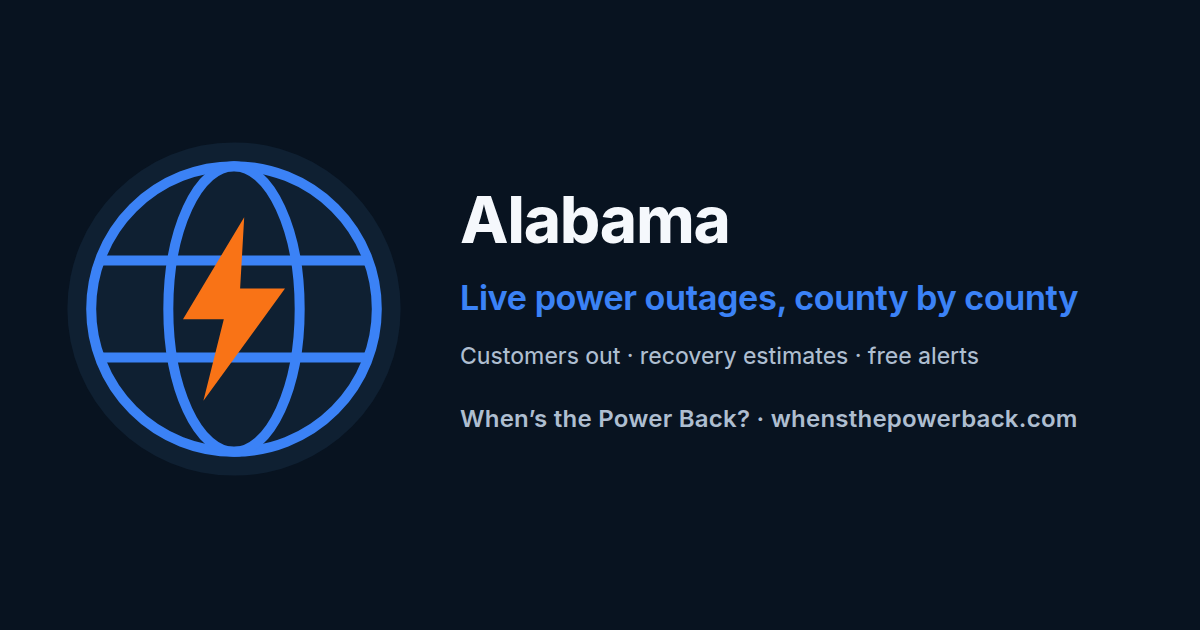 Alabama Power — live power outage tracker