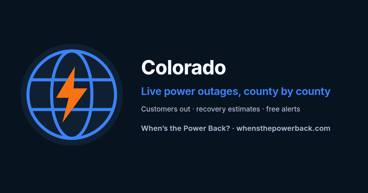 Xcel Energy — live power outage tracker