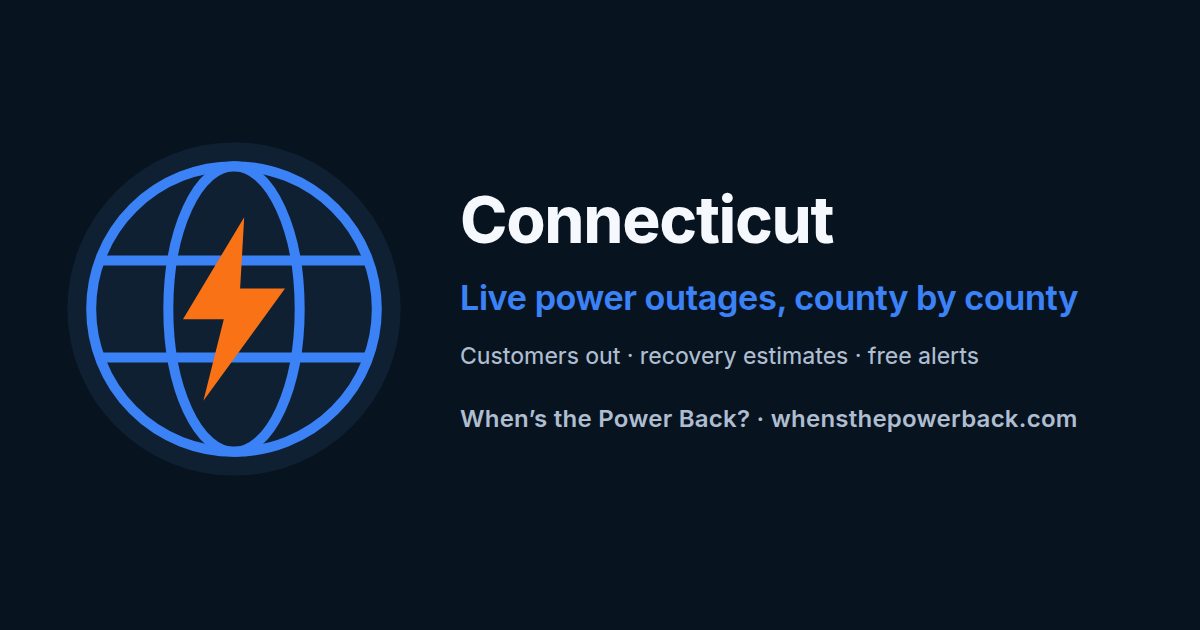 Eversource (CT/MA/NH) — live power outage tracker