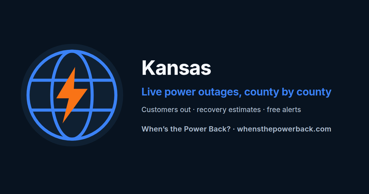Evergy (KS/MO) — live power outage tracker