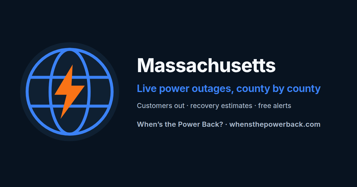 National Grid (Massachusetts) — live power outage tracker