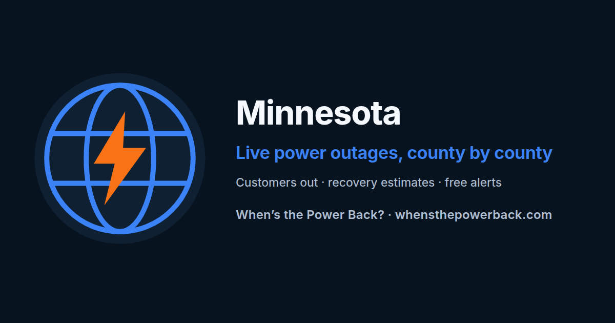 Xcel Energy (Minnesota) — live power outage tracker