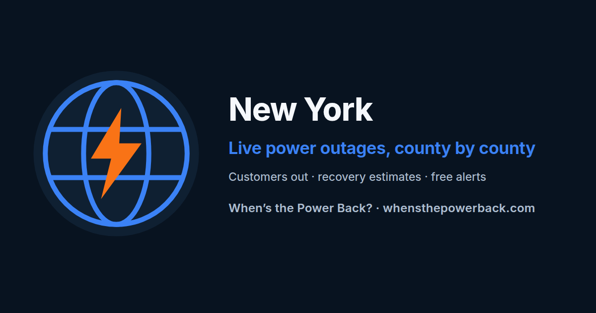 Con Edison (NYC) — live power outage tracker